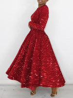 Sequin Midi Dress